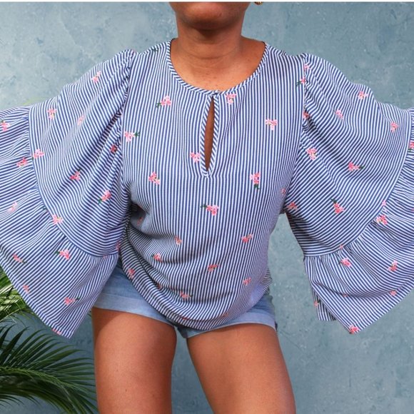 B Collection by Bobeau - Women's Blouse - Picture 2 of 4